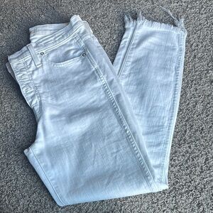 Madewell White Skinny Jeans